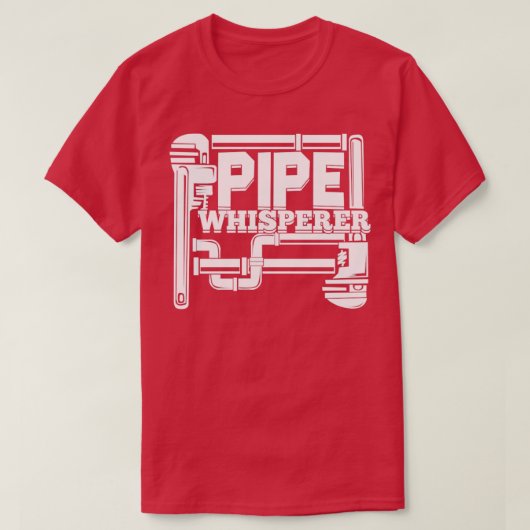 パイプウィスパーラー配管機ピースピッターギフト Tシャツ (デザイン正面)