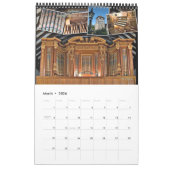 パイプオルガンの垂直カレンダー カレンダー (3月 2026)