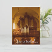 パイプオルガンの招待 招待状 (スタンド正面)