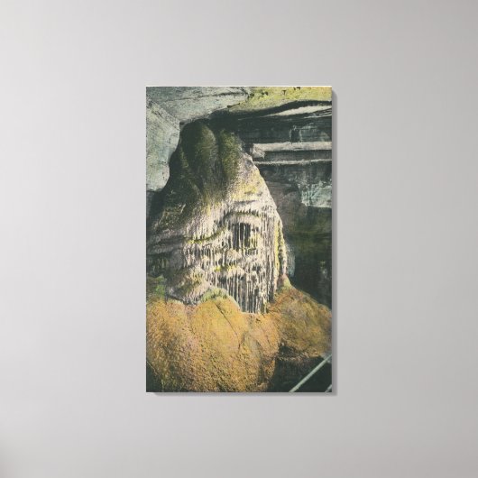 パイプオルガンの表示 キャンバスプリント (正面)