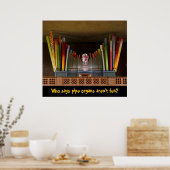 パイプオルガンはおもしろいポスター ポスター (キッチン)