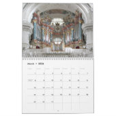 パイプオルガンウォールカレンダー – Music Calendar 2026 カレンダー (3月 2026)