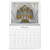 パイプオルガンカレンダーチャーム カレンダー (3月 2026)