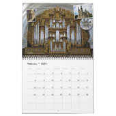 パイプオルガンカレンダー及びその居住地 カレンダー (2月 2026)