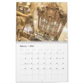 パイプオルガンカレンダー カレンダー (2月 2026)