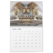 パイプオルガンカレンダー カレンダー (1月 2026)