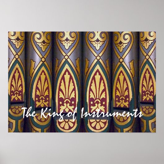 パイプオルガンポスター ポスター (正面)