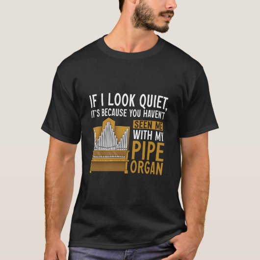 パイプオルガン奏者 教会オルガニスト Tシャツ (正面)