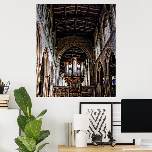 パイプオルガン ポスター (ホームオフィス)