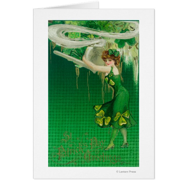 パイプシーンを持つ緑の女性 (正面)