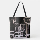 パイプデザイン トートバッグ (正面)