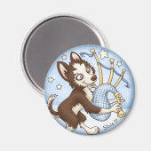 パイプバンドハスキー マグネット (正面/裏面)