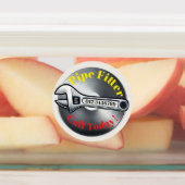 パイプフィッターのステッカー – ビジネス広告 ラベル (貼付)