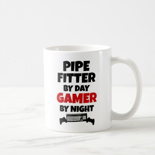 パイプフィッターゲーマー コーヒーマグカップ (右)