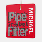 パイプフィッター超並立カスタム セラミックオーナメント (左)