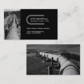 パイプラインの溶接工の名刺 名刺 (正面/裏面)