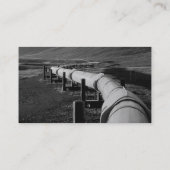 パイプラインの溶接工の名刺 名刺 (裏面)