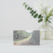 パイプラインの通行権 名刺 (スタンド正面)