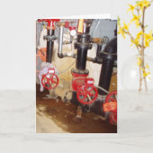 「パイプラインを旅しよう」誕生日カード カード (黄色い花)