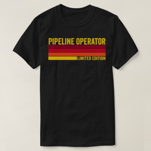 パイプラインオペレーター Tシャツ (デザイン正面)