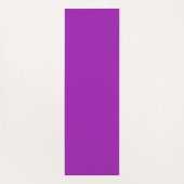 パイプラインサーフボードハワイアンストライプのバイオレット ヨガマット (裏面)