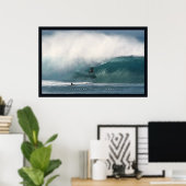 パイプラインビーチサーファー ポスター (ホームオフィス)