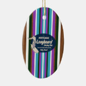 パイプラインヴィンテージサーフボードオーナメント セラミックオーナメント (右)