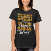 パイプライン整合性スペシャリスト Tシャツ (正面)