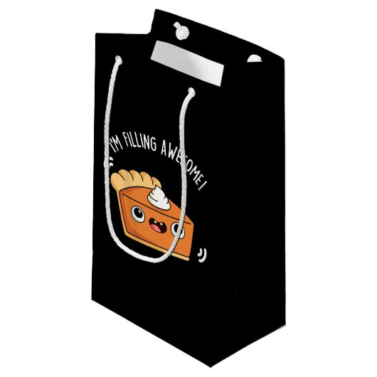 パイプリン素晴らしダおもしろいークBG スモールペーパーバッグ (正面アングル)