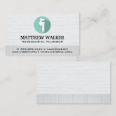 パイプレンチロゴ | 配管設備サービス 名刺 (正面/裏面)