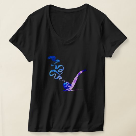 パイプ喫煙の芸術 (マイアミ) Tシャツ (レイダウン)