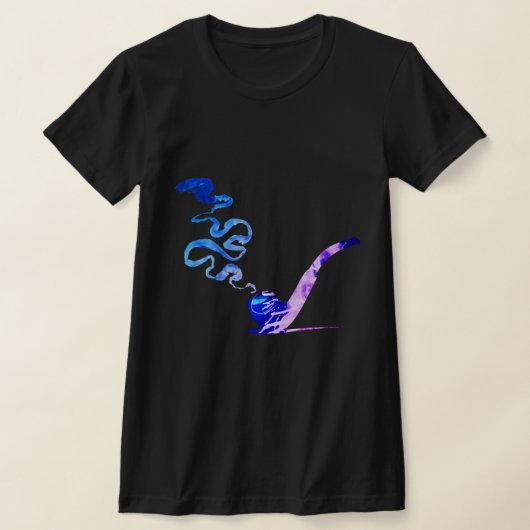 パイプ喫煙の芸術 (マイアミ) Tシャツ (レイダウン)
