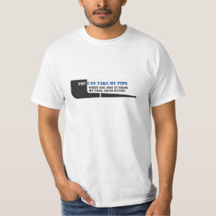 「パイプ喫煙者のTシャツ私の管」の取ることができます Tシャツ