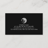 パイプ層配管設備配管名刺 名刺 (裏面)