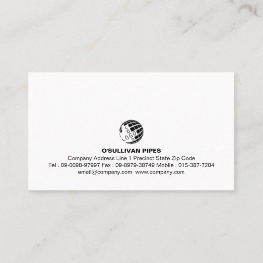 パイプ層配管設備配管 名刺 (裏面)