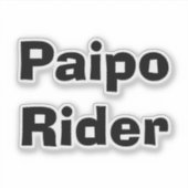 パイポライダーステッカー シール (正面)