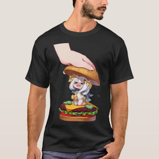パイモン 原神 緊急事態 Tシャツ (正面)