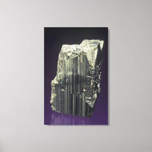 パイライト、ペルー、南米 キャンバスプリント (正面)