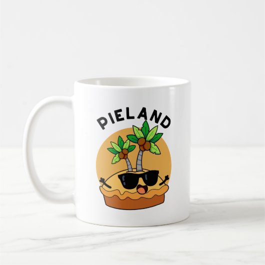 パイランド 楽しい島のダジャレ コーヒーマグカップ (左)