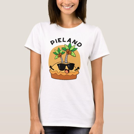 パイランド 楽しい島のダジャレ Tシャツ (正面)