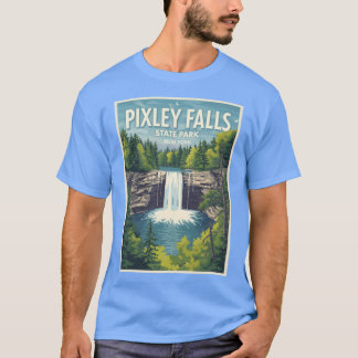 パイリーフォールズ州立公園のビンテージイラスト N Tシャツ