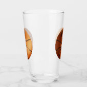 パイルオレンジ伝統的色のバスケットボール タンブラーグラス (左)