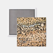 パイルマグネットに刻んだ木 マグネット (正面/裏面)