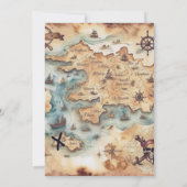 パイレーツすてき3回目の誕生日パーティー 招待状 (裏面)