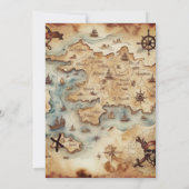 パイレーツすてき4歳の誕生日 招待状 (裏面)