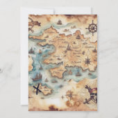 パイレーツすてき6誕生日 招待状 (裏面)