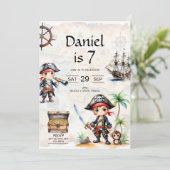 パイレーツすてき7thバースデーパーティー 招待状 (スタンド正面)