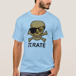 パイレーツのパイ パイラット おもしろ数学 幾何学 Tシャツ 数学好き オタク