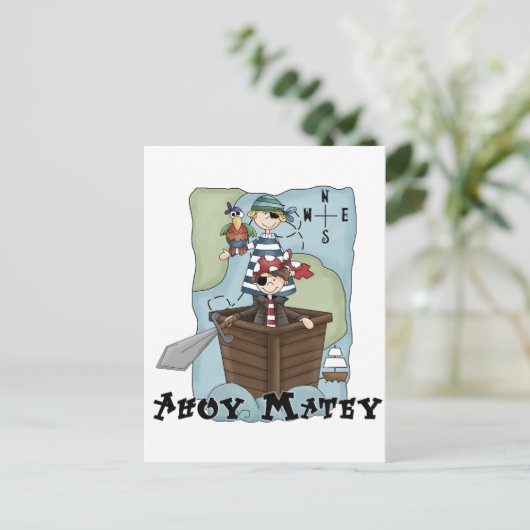 パイレーツアホイティシャスとギフト ポストカード (スタンド正面)