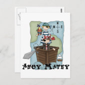 パイレーツアホイティシャスとギフト ポストカード (正面/裏面)